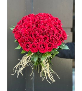 VIP 41 Kırmızı Gül Buketi
